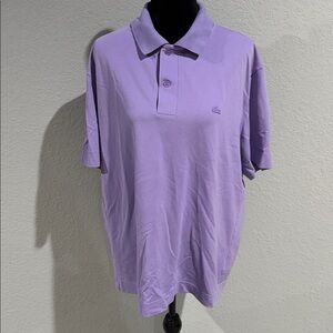Lacoste Men's Lavender Polo Shirt